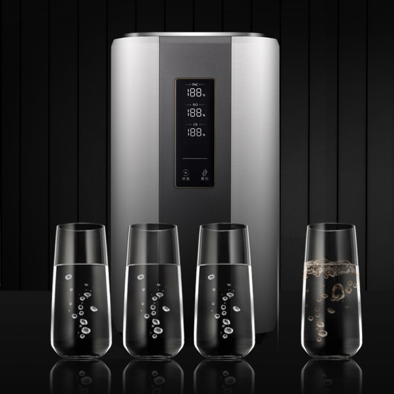 美的(Midea)高端比佛利净水器家用直饮厨下式净水机G500E Pro无罐大通量纯水净水双水机 进口返渗透RO膜