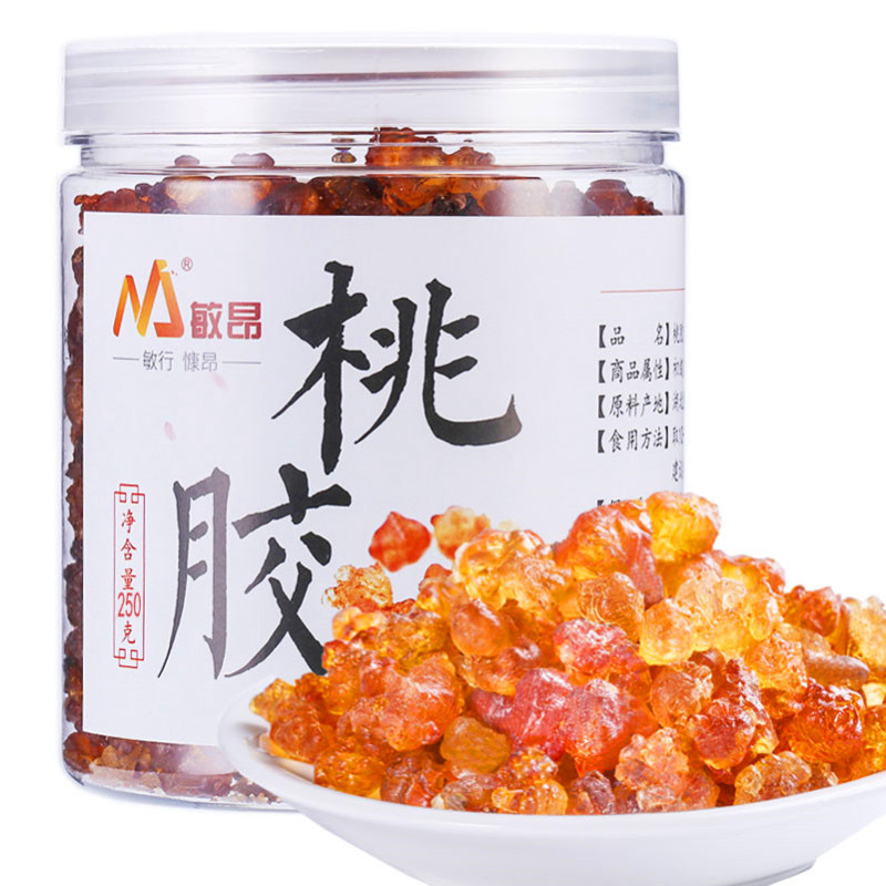 敏昂(M)桃胶 250克 可食用桃花泪 天然桃树胶可搭配皂角米雪燕泡水泡茶