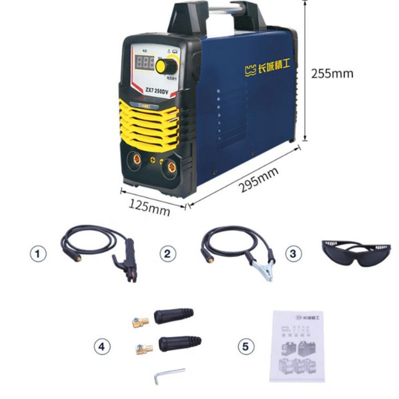 长城精工 电弧焊机220V380V双电压两用工业级逆变直流手工焊机 227003