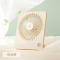 卡蛙桌面无极风小风扇充电KW-MF300J（带充电电池）兰迪绿