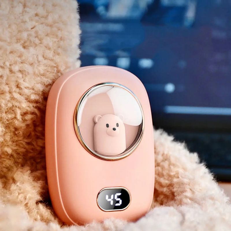 企业定制黛悦暖手宝小熊暖手宝充电宝二合一取暖器暖手神器dy1771