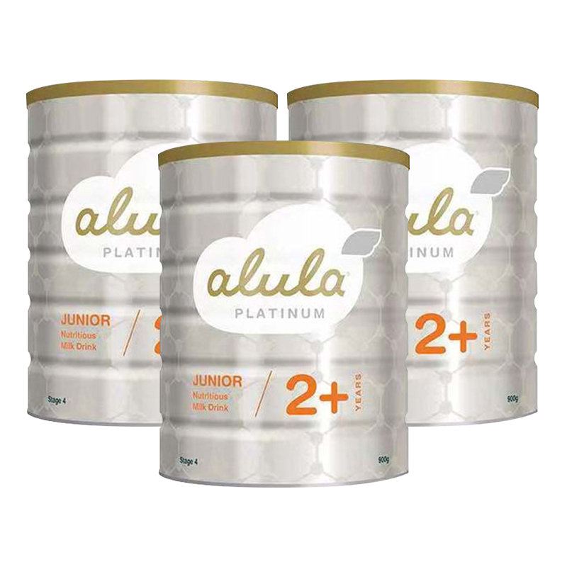 澳洲发/3罐装-惠氏S-26 Alula白金装新版婴幼儿4段奶粉900g/罐装澳洲新西兰原装进口婴幼儿四段奶粉2岁以上