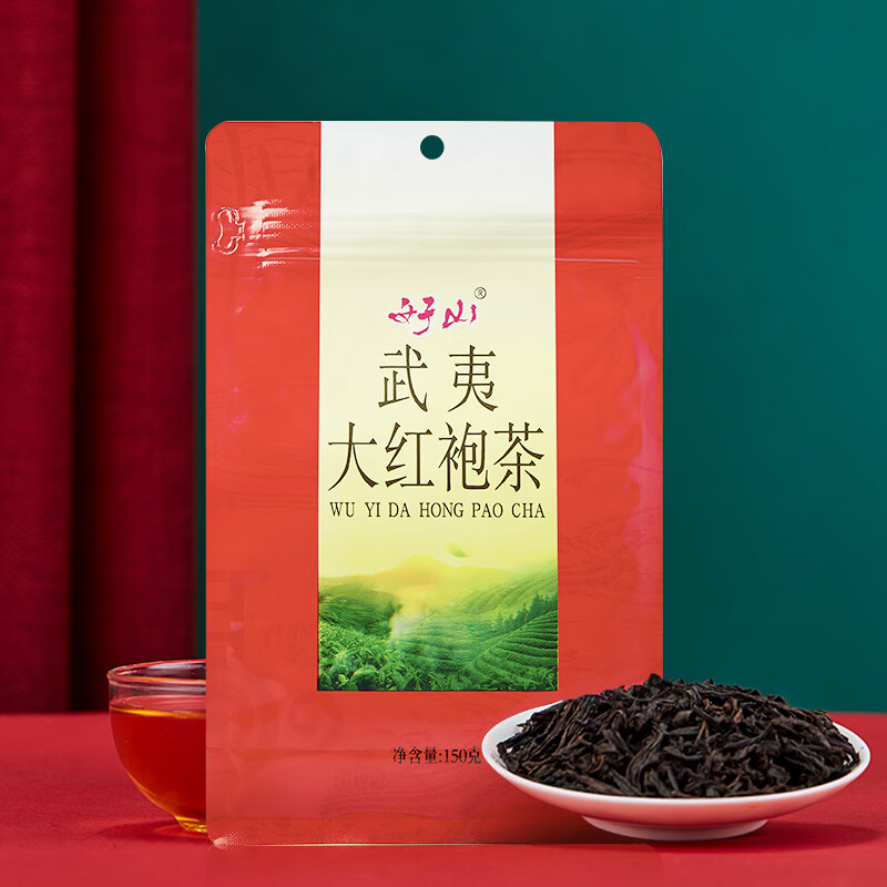 知福茶叶武夷山大红袍武夷岩茶乌龙茶一级浓香型袋装