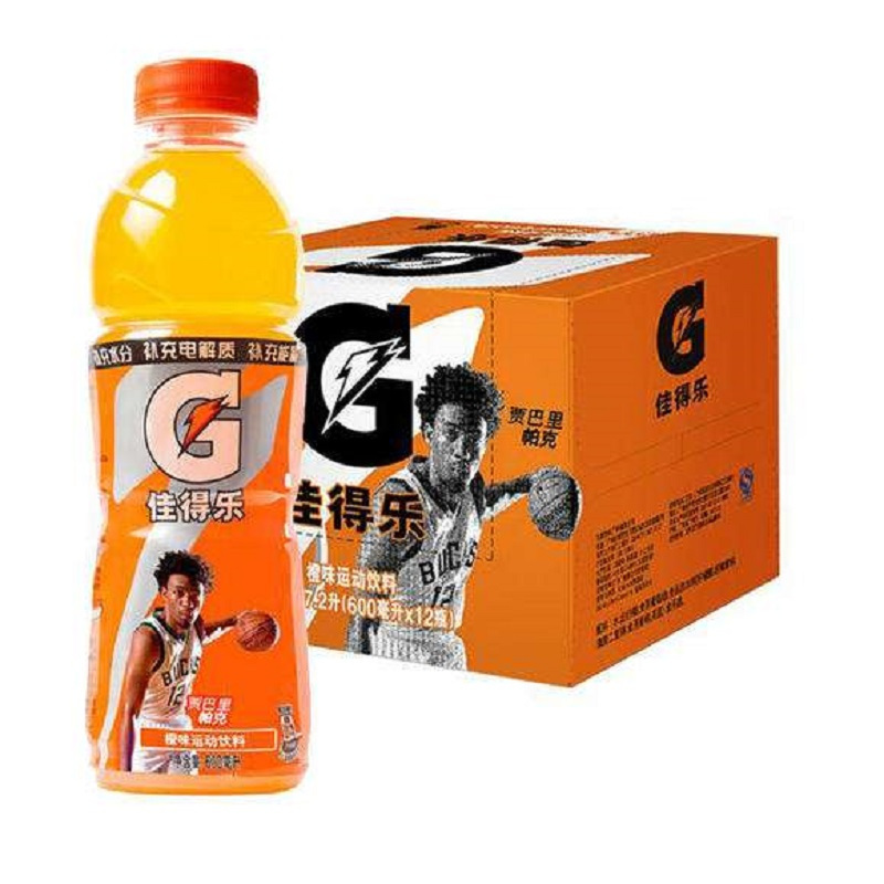 佳得乐橙味600ml瓶装