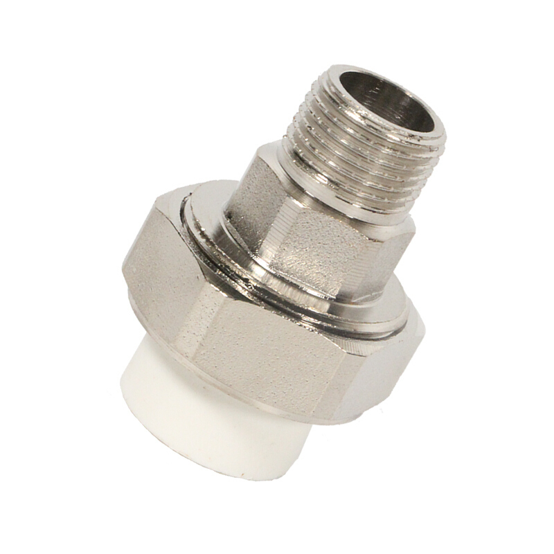 国标PPR水管配件 外丝外牙螺纹活接头 50*1-1/2“mm 1个