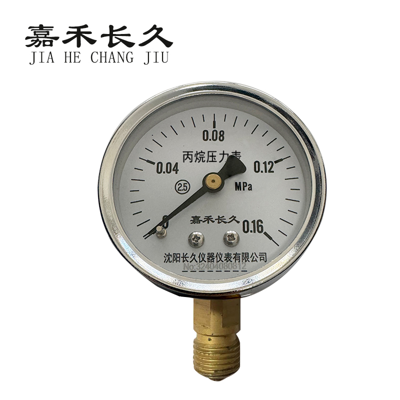 嘉禾长久 丙烷压力表 块
