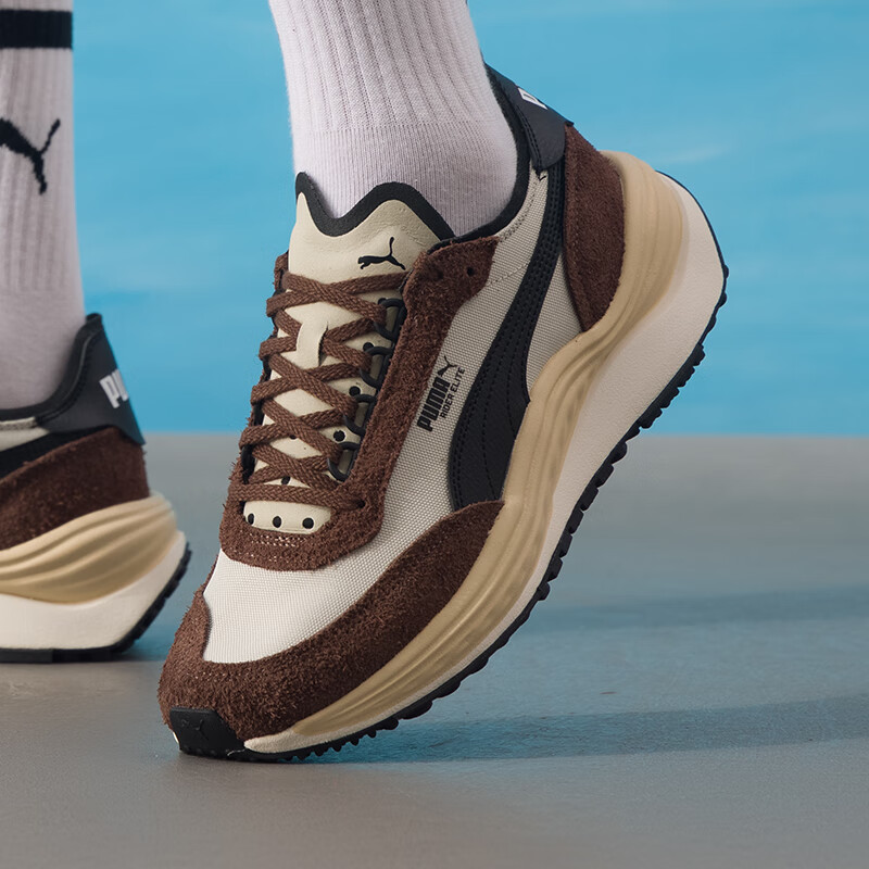 彪马（PUMA）男鞋女鞋新款轻便缓震运动鞋低帮透气情侣鞋拼接休闲鞋403301-01 ZP高清大图