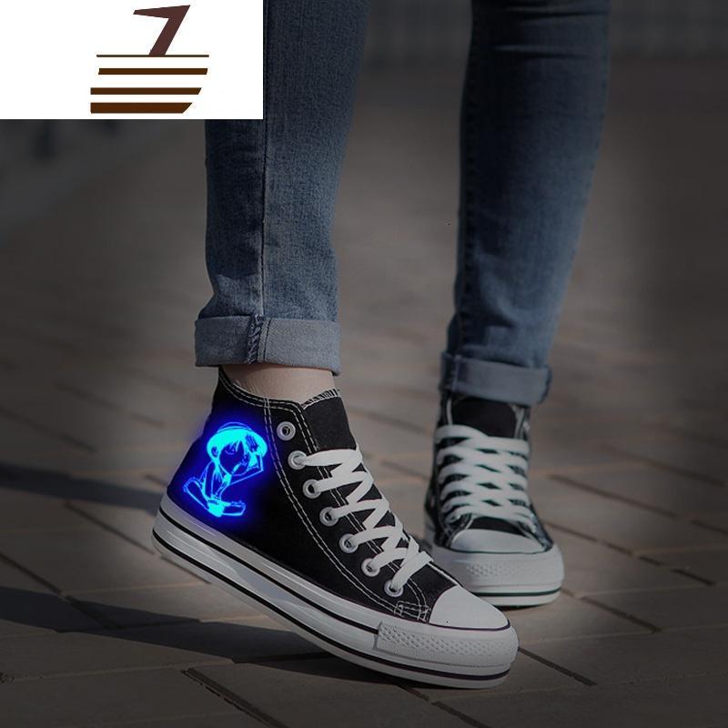 帮帆布鞋男女鞋板鞋Alan Walker电音Faded夜