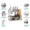 四季沐歌(MICOE) 厨房挂架不锈钢置物架收纳架调料架刀架厨房用品筷子筒