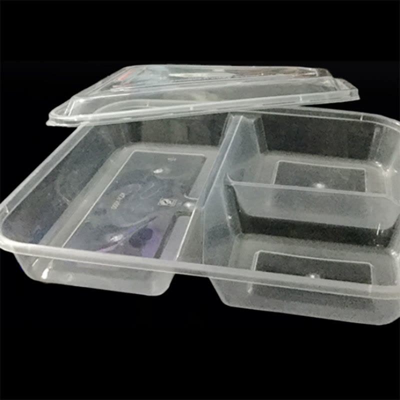 奥德鑫一次性PP餐盒 1250ml白色圆形 单个图片