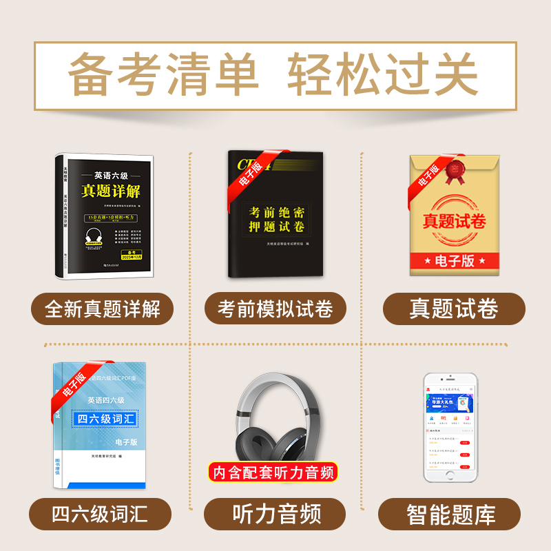 英语六级[试卷] [正版]天明2023年12月大学英语六级真题试卷真题专项训练标准预测试卷可搭新东方星火英语词汇写作翻译