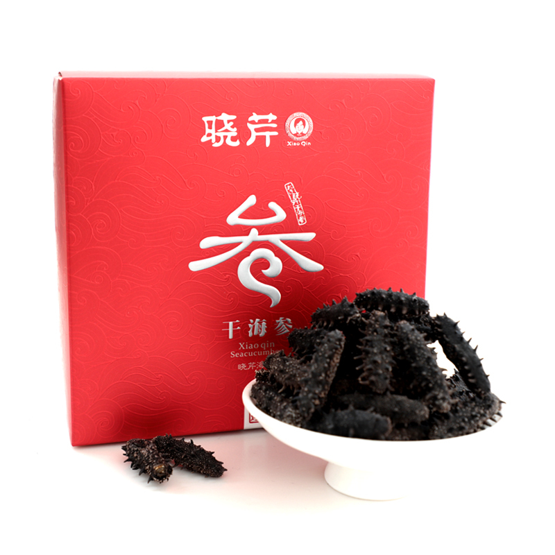晓芹 大连淡干海参 20g 5-8头 辽刺参 海参干货小礼盒