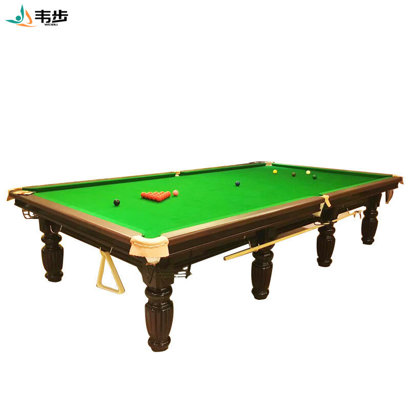 韦步S800斯诺克台球桌国标准球房俱乐部家用木库英式斯诺克桌球台高清大图