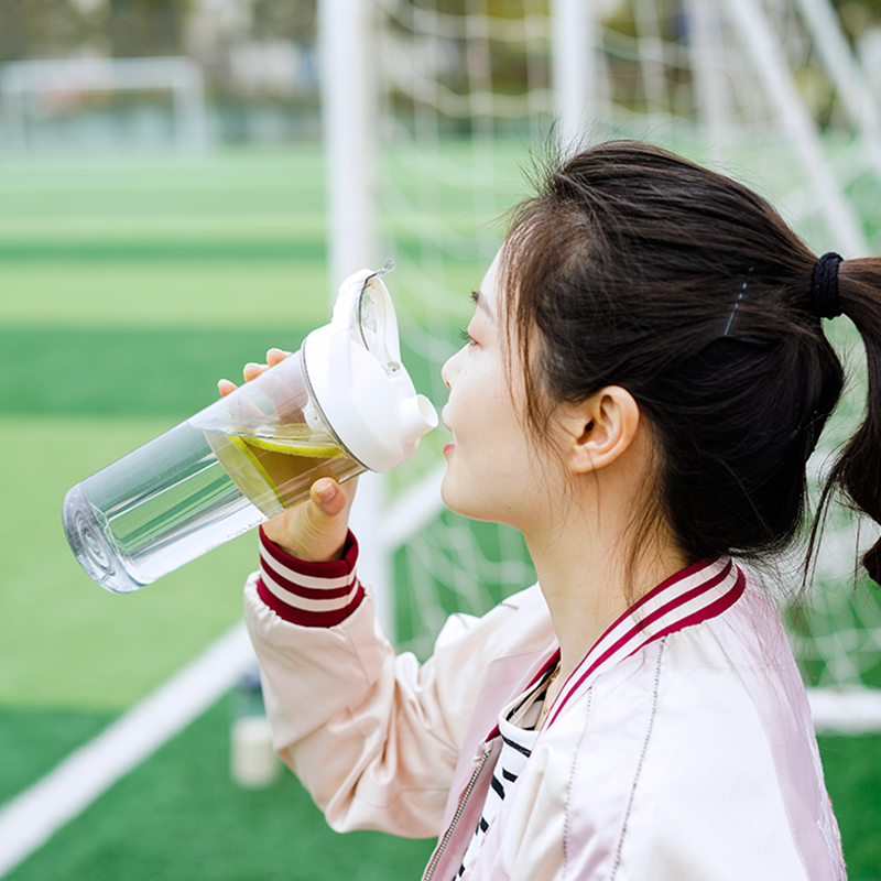 乐扣乐扣(LOCK&LOCK)摇摇杯ABF774夏天大容量塑料杯850ml健身水杯户外运动水壶高清大图