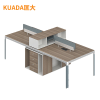 匡大办公桌四人位职员桌屏风桌2.8米 KDT262 2800W*1200D*1050H