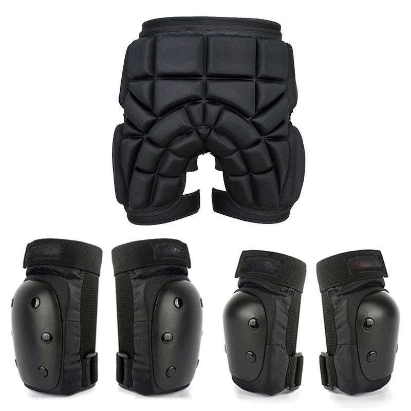 滑雪护具套装闪电客成人女男滑板滑冰单板护膝裤轮滑护臀垫全套装备