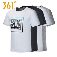 361°男装2018年夏季新款运动潮流短袖361° 运动T恤男