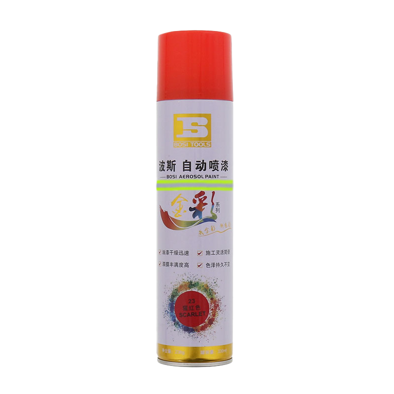 波斯(BOSI) 荧光系列自动喷漆 猩红色/23 瓶高清大图