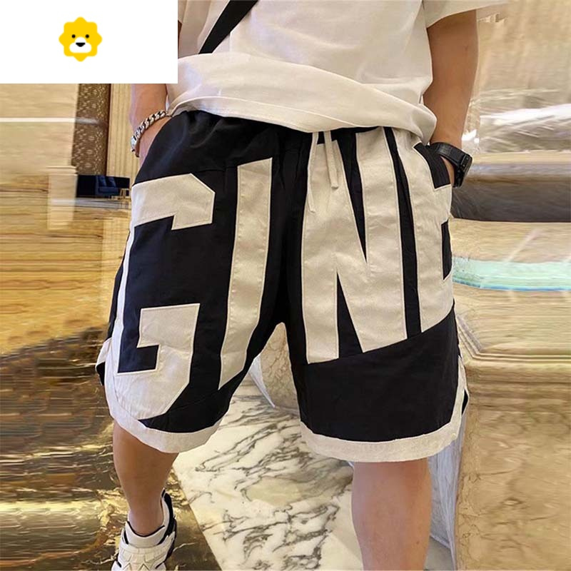 fishbasket季薄款运动短裤男士美式篮球5分裤潮牌字母宽松休闲五分大
