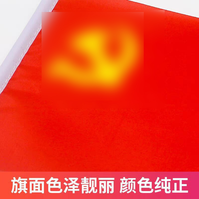 节日氛围装饰 手摇旗 7号党旗(含杆) 50个装高清大图