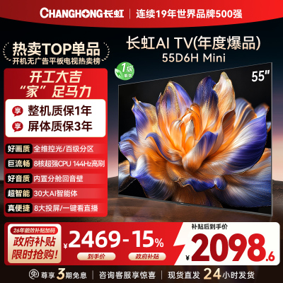 长虹 电视55D6H Mini