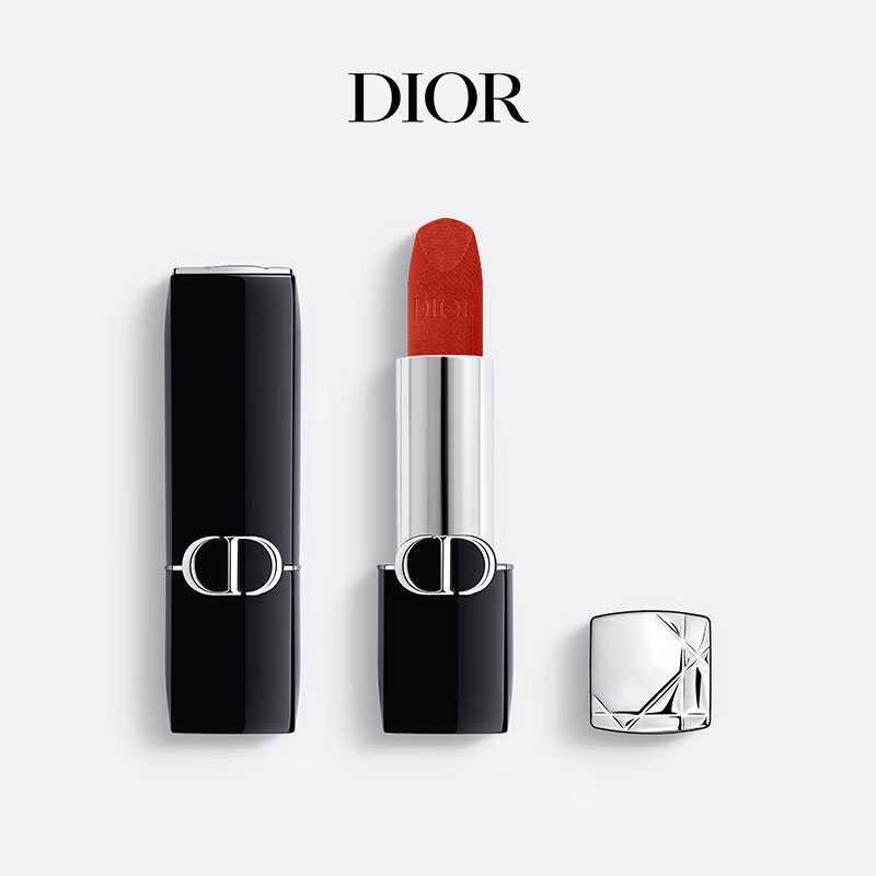 迪奥(Dior) 烈艳蓝金口红丝绒哑光846番茄柿红 显色持久(规格:支)