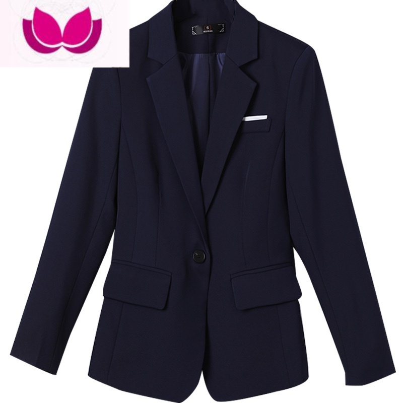 七斓高端西装套装女2023新款春酒店前台工作服职业正装小个子西服外套
