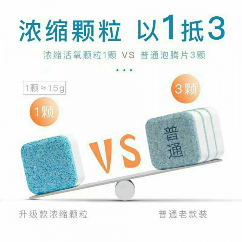 [24片]洗衣机泡腾片全自动滚筒洗衣机去污清洗剂家用清洗清洁高清大图