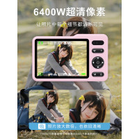 纽曼(Newsmy)N1学生高清像素数码相机女生入门携随身带可传手机高清旅游校园卡片机复古CCD 64GB粉色