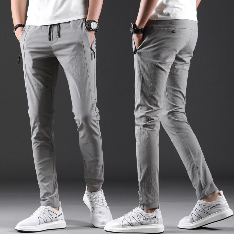 运动裤男裤子男夏天长裤宽松夏裤夏季薄款男士休闲裤视频
