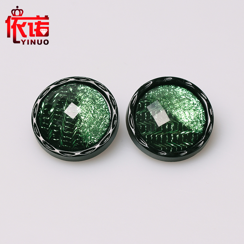 树脂 毛呢大衣毛衣女装外套大钮扣 黑色扣子服装纽扣