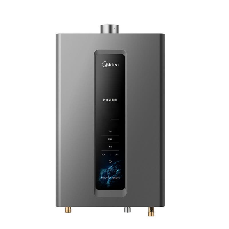 [政府补贴]美的燃气热水器 天然气双增压水伺服 强排式变频恒温智能家电四季免调温16升JSQ30-RF3[全屋供水]图片