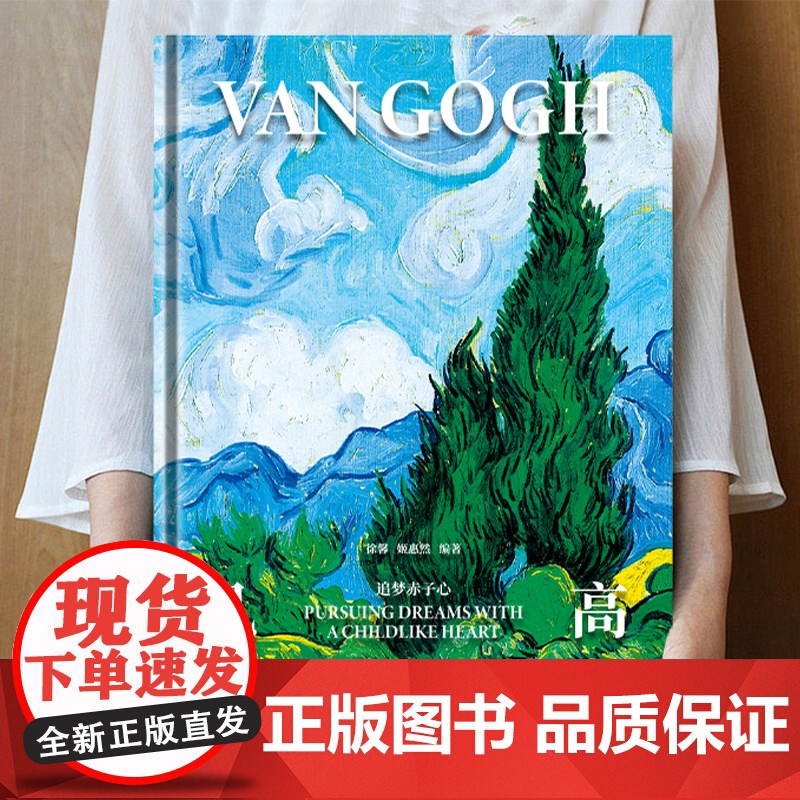 刷边版凡高 追梦赤子心 梵高画集 大开本作品全集 梵高画册 生平传记 印象派 后印象派大师表现主义大师杰作书 艺术书籍珍高清大图
