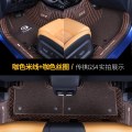 GS4脚垫广汽传祺gs4脚垫全包围二代20款全新传祺GS4专用丝圈脚垫 GS4【时尚咖色加咖色丝圈（双层）】送防踢垫三件套