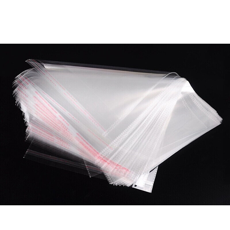 安赛瑞(SAFEWARE)透明自粘塑料袋(300个装)40×50cm 双面厚50μm YX
