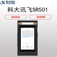 科大讯飞(iFLYTEK) SR501智能录 音笔(16G+云存储 实时录音转文字中英翻译 高清降噪触屏远场录音设备)