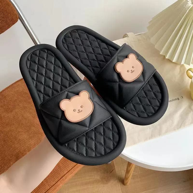 拖鞋女夏季2022ins韩版时尚百搭潮流可爱卡通外穿拖鞋女学生防滑洗澡凉拖女鞋室内拖鞋图片