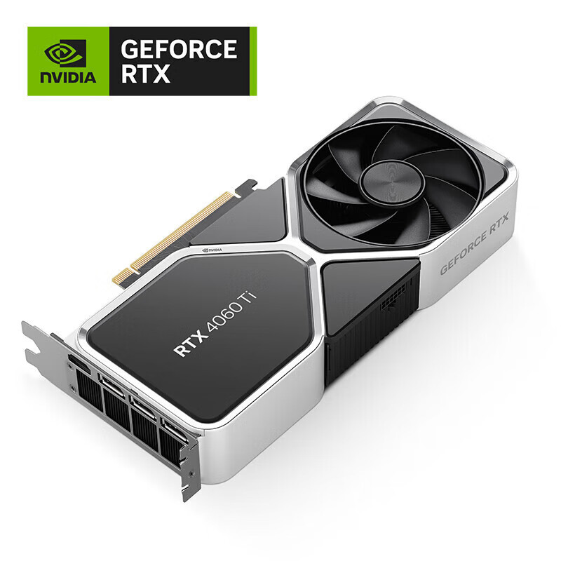 英伟达(NVIDIA)RTX 4060TI 8G 公版 Ai深度学习机计算卡GPU显卡服务器工作站高清大图