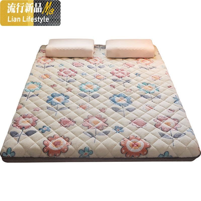 羊羔绒床垫软垫冬季加厚保暖学生宿舍单人海绵租房专用榻榻米褥子 三维工匠图片