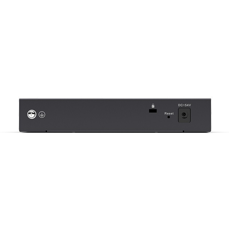 锐捷(Ruijie)RG-ES205C-P 企业级办公监控工程交换器 宿舍监控分流器 网线分线器 黑色