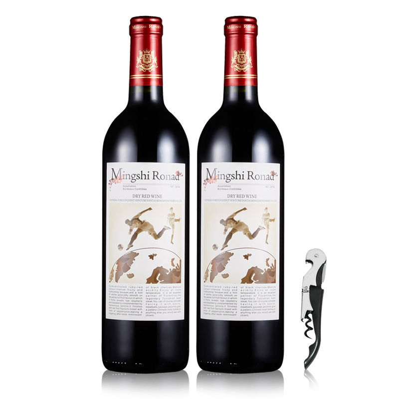 名仕罗纳德花仙子干红葡萄酒法国进口红酒750ml单支装