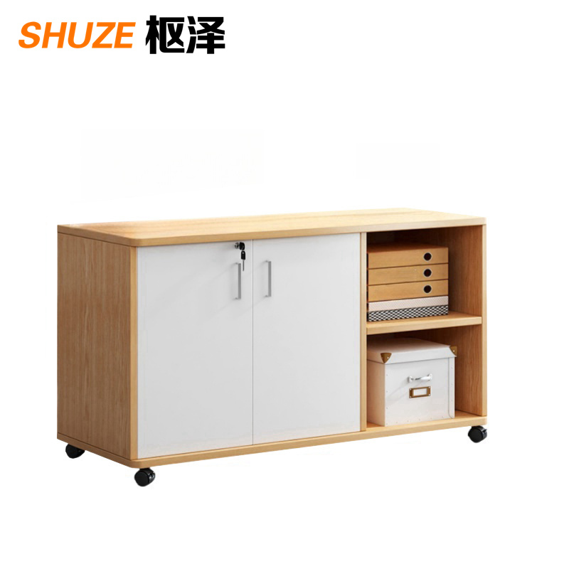 枢泽 文件柜 矮柜 两门两格900*340*590mm 台高清大图