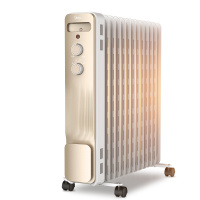 美的取暖器NY2213-18GW 油汀13片 2200W 倾倒断电 恒温省电 适用20-25㎡电暖气取暖器家用