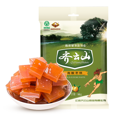 齐云山南酸枣糕96g 来自深山的野果零食 老少皆宜 健康休闲开味零食