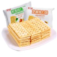 嘉士利梳打饼随机口味100g*10袋葱香奶盐芝麻早餐苏打饼干休闲零食小吃