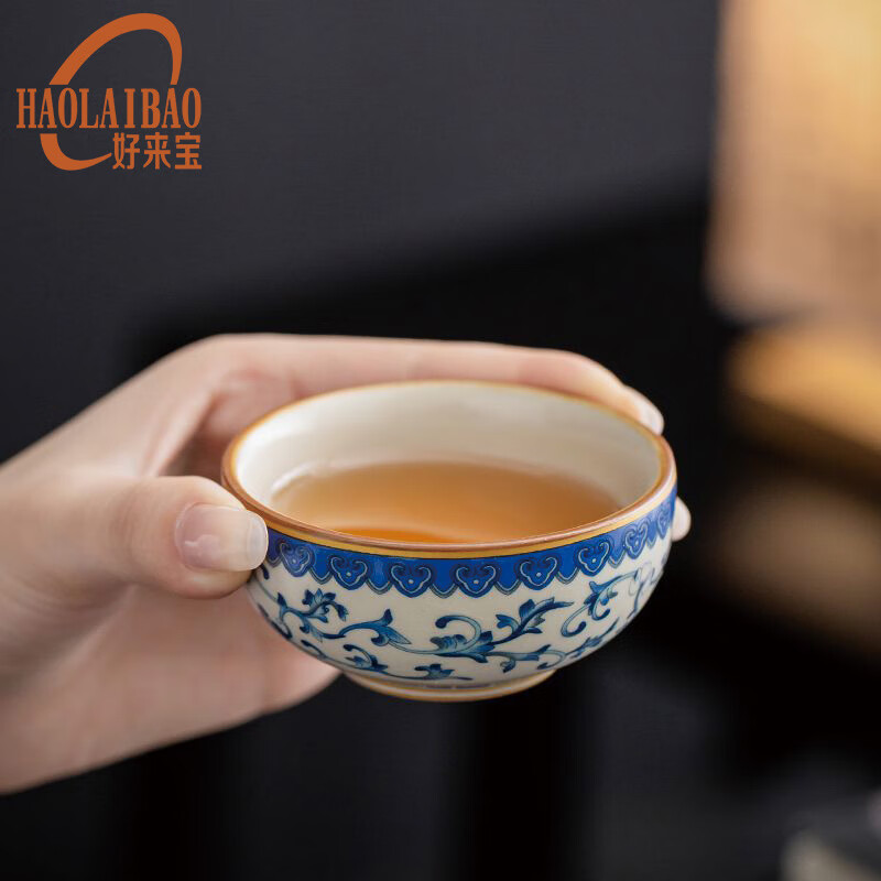 好来宝 HLB-CJ022 汝窑·云青染茶具旅行套装高清大图