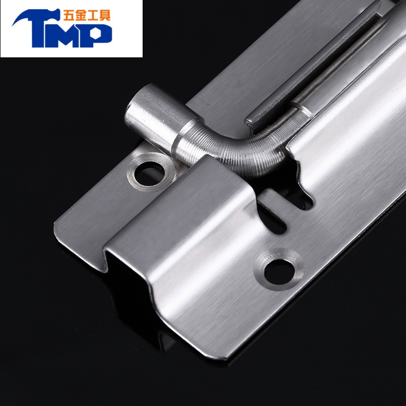 jingping304不锈钢插销门扣门栓木门鼻锁扣搭扣老式门闩防盗门小插销