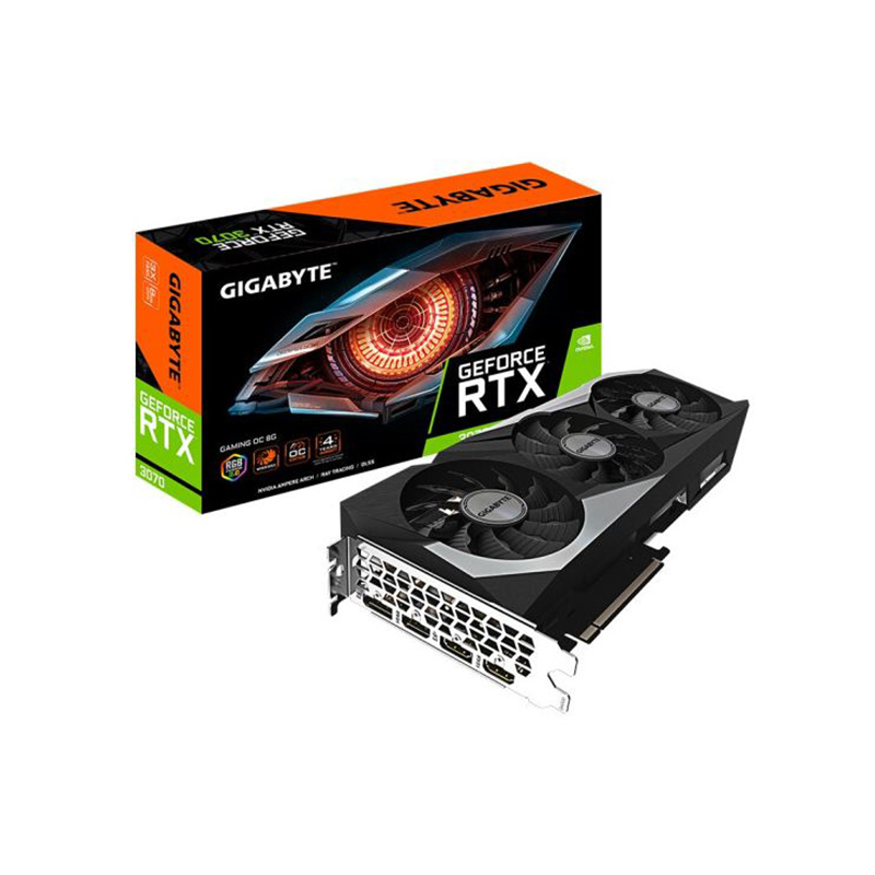 技嘉 GIGABYTE GeForce RTX 3070 GAMING OC魔鹰 8G 游戏显卡