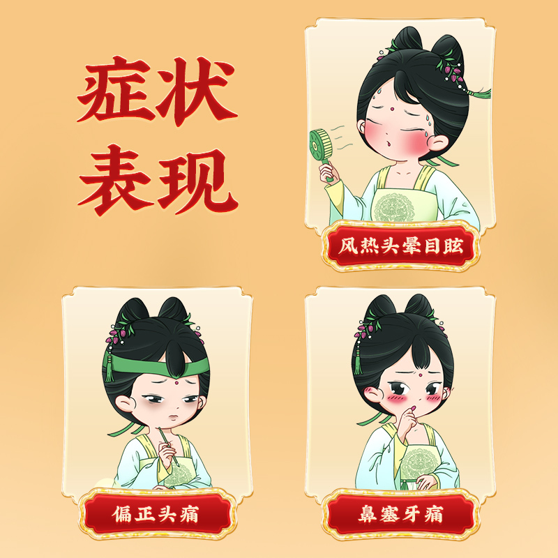 北京同仁堂清眩丸6g*10丸散风清热