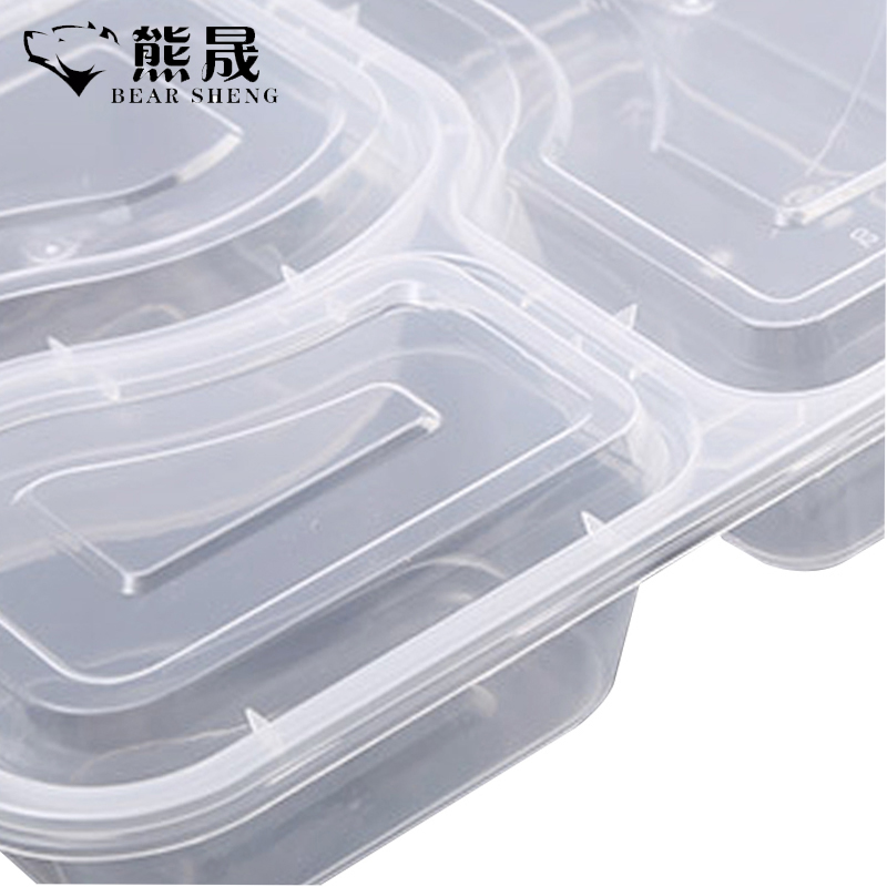熊晟 饭盒 五格1250ml 150个/箱高清大图